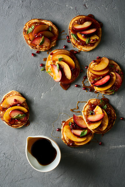 Local Infusion: Hoecakes with Stone Fruit and Sorghum